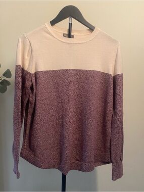 Style & Co. Neutral Light Beige Crewneck Sweater